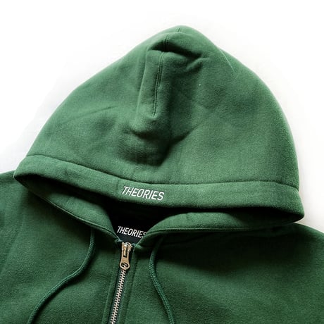theories zip hood 23FALL scribble sport zip hoodie LEAF