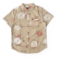 Brixton s/s shirts 25SUMMER charter print CREAM/PANTERLY FLORAL ブリクストン 半袖 シャツ