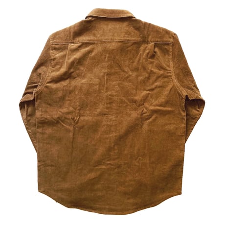 theories l/s shirts 22HOLIDAY winston corduroy utility shirts RUM