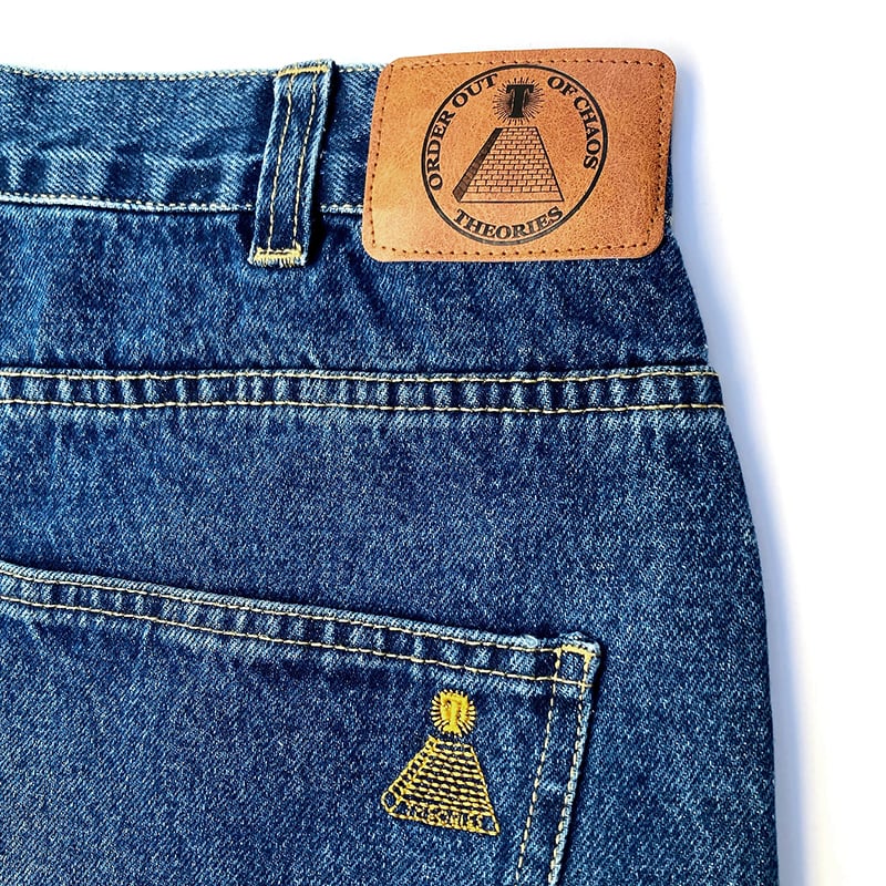 Theories pants 25FALL scribble jeans WASHED.BLU