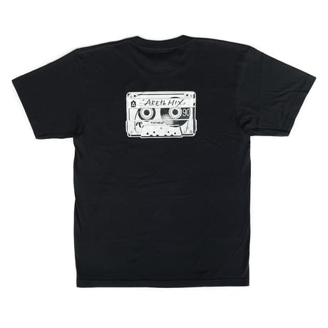 AREth s/s T-shirts 24SUMMER mix tape BLACK