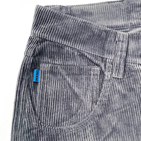wknd pants 25SPRING tube cord GREY