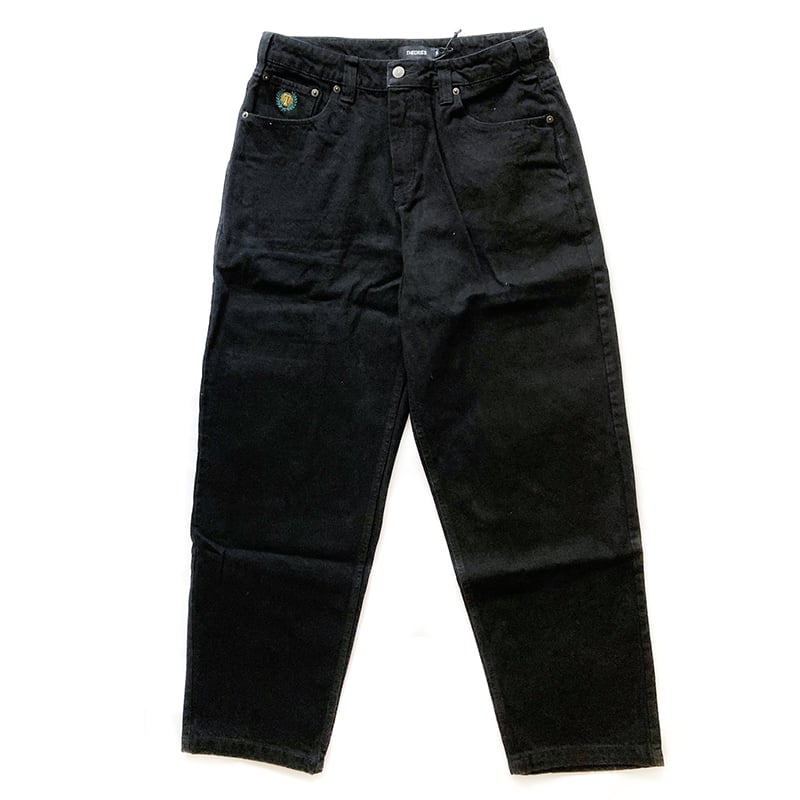 Theories pants 24FALL plaza jeans BLACK | 5nuts