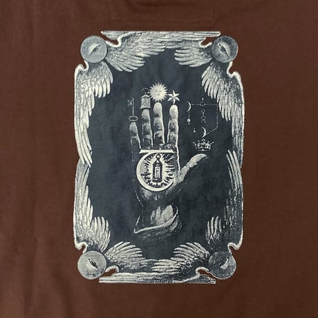 theories custum pullover hood 24HOLIDAY hand of theoris BROWN