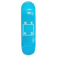 WKND deck 26FALL team logo LIGHT.BLUE/WHITE 8"WB ウィークエンド スケートボード デッキ