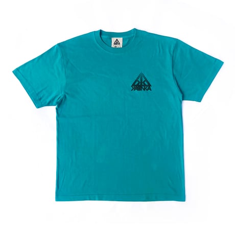 KAONKA s/s T-shirts 25SUMMER DOT-trigonium logo APPLE.GREEN/BLACK