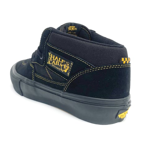 vans shoes skate halfcab  BLACK/MUSTERD バンズ ヴァンズ スケート シューズ ハーフキャブ スニーカー
