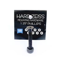 hardzeiss bolt 1 1/4" + long bolt BLACK