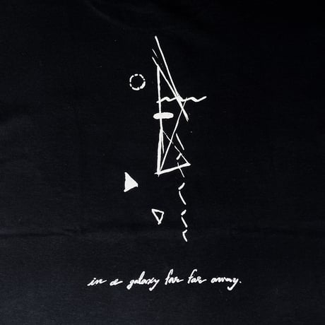 AREth s/s T-shirts 20SUMMER galaxy BLACK/WHITE