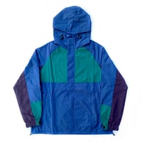 theories jacket 26SPRING gale shell jacket BLUE&GREEN