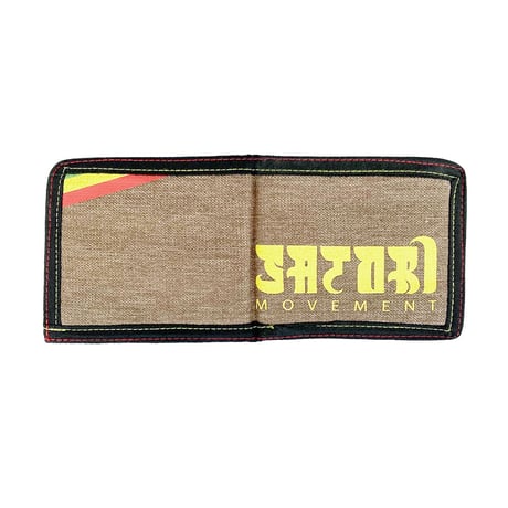 satori wallet rasta stripe befold SAND