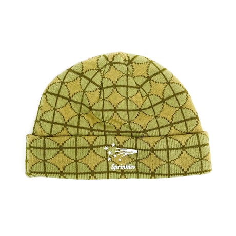 Sprinkles beanie 25WIN GREEN&YELLOW