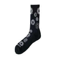 GUYDANCE socks 26WINTER sun BLACK