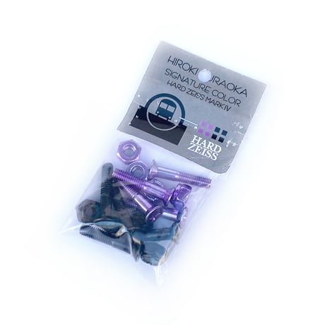 hardzeiss bolt 1" + Hiroki Muraoka color BLACK/PURPLE