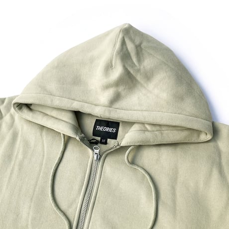 theories zip hood 25FALL scribble zip hoodie KEY LIME