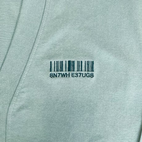 KAONKA cotton cardigan 24FALL barcode cotton cardigan SMOKE.SAGE/DARK.SAGE