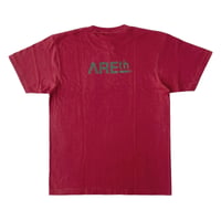 AREth s/s T-shirts 25SUMMER logo BURGUNDY