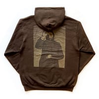 theories pullover hood 23FALL rasputin MOCHA