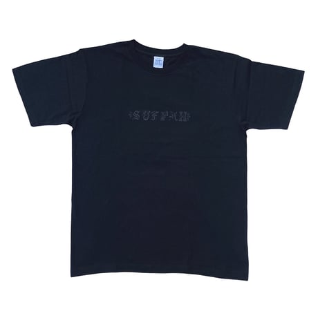 suffah s/s T-shirts logo BLACK/BLACK