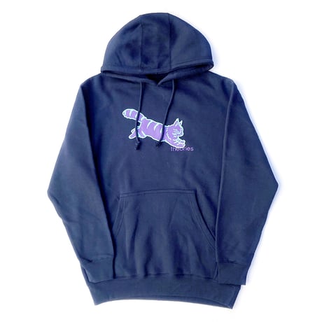 theories pullover hood 25HOLIDAY conscious kitty WASHED.NAVY
