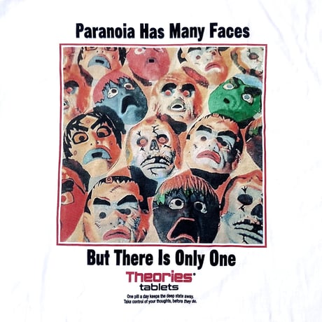 Theories s/s T-shirts 26SPRING paranoia WHITE セオリーズ Tシャツ 半袖