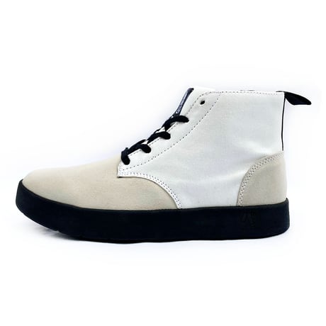 AREth shoes 2023LATE chukka WHITE/BLACK アース スケート シューズ