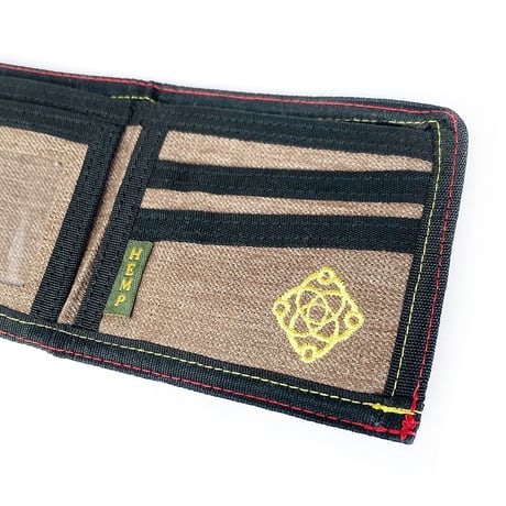 satori wallet rasta stripe befold SAND