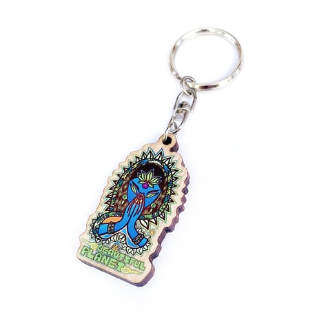 beautiful planet key chain 木 ring design.10 ビューティフルプラネット シューズ キーホルダー