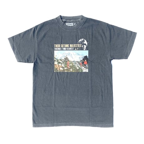 Theories s/s T-shirts 25FALL majesties garment dyed BLACK