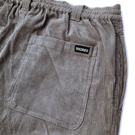Theories pants 24FALL stamp lounge cargo pants WOLF.GREY corduroy セオリーズ イージー パンツ カーゴ コーデュロイ