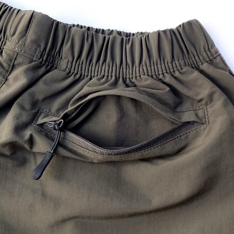 5ivenuts pants 26SUMMER hunt logo nylon shorts OLIVE ファイブナッツ オリジナル ナイロン ショーツ