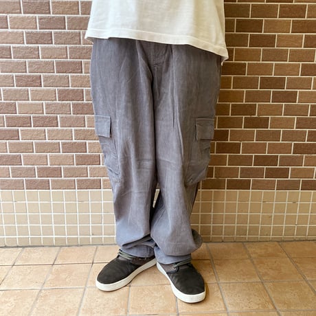 Theories pants 24FALL stamp lounge cargo pants WOLF.GREY corduroy セオリーズ イージー パンツ カーゴ コーデュロイ
