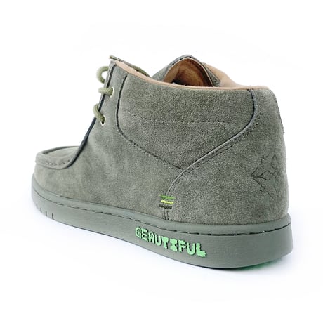 beautiful planet shoes 26SPRING SUMMER catalyst OLIVEsuede/OLIVEsole ビューティフルプラネット シューズ