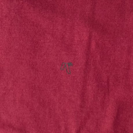 AREth s/s T-shirts 25SUMMER logo BURGUNDY