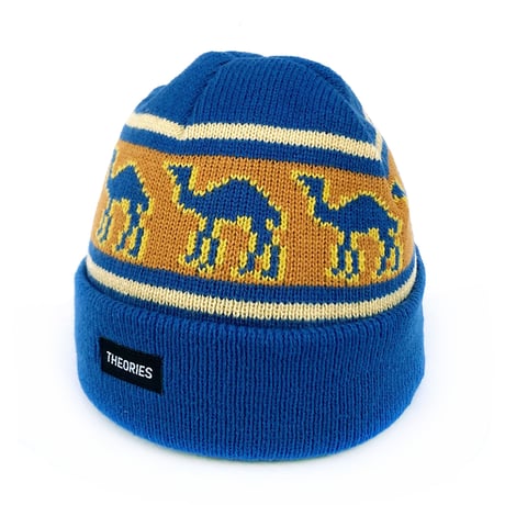 theories beanie 25HOLIDAY sahara BLUE/BURNT ORANGE