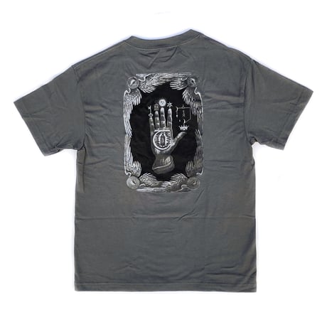 Theories s/s T-shirts 24SPRING hand of theories CHARCOAL