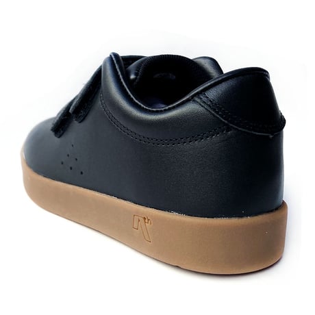 AREth shoes 2024LATE I velcro BLACK leather/GUM アース スケート シューズ