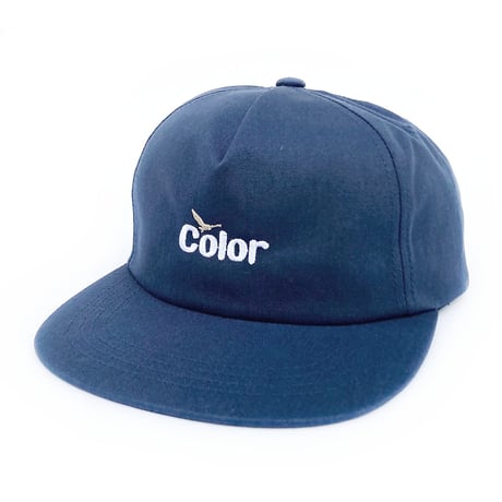 Color communications cap 25SUMMER wawa EMB unstructured NAVY カラーコミュニケーションズ キャップ