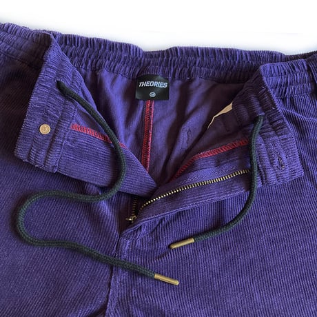 Theories pants 22HOLIDAY stamp lounge cord pants EGG.PLANT セオリーズ イージー パンツ コーデュロイ