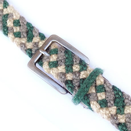 5ivenuts handmade belt 2025HOLIDAY hemp mesh belt BROWN/GREEN/NATURAL ファイブナッツ オリジナル メッシュ ヘンプ ベルト