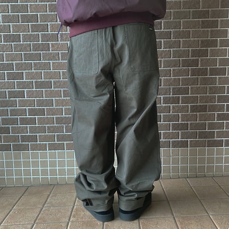 Theories pants 26SPRING stamp lounge pants CONTOUR.GREEN セオリーズ イージー パンツ