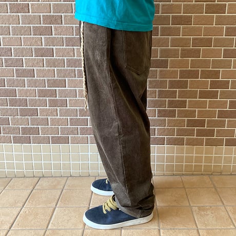 Theories pants 25FALL pavillion wide wale corduroy MOSS セオリーズ コーデュロイ パンツ