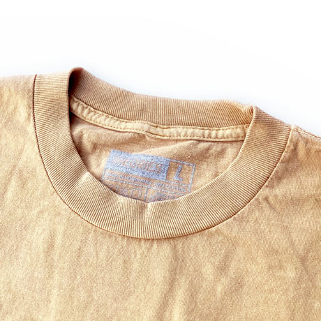 Theories s/s T-shirts 25HOLIDAY FALL morinig star garment dyed MUSTARD セオリーズ Tシャツ 半袖