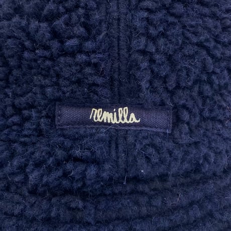 Remilla hat 25AUTUMUN/WINTER ビーズハット NVY