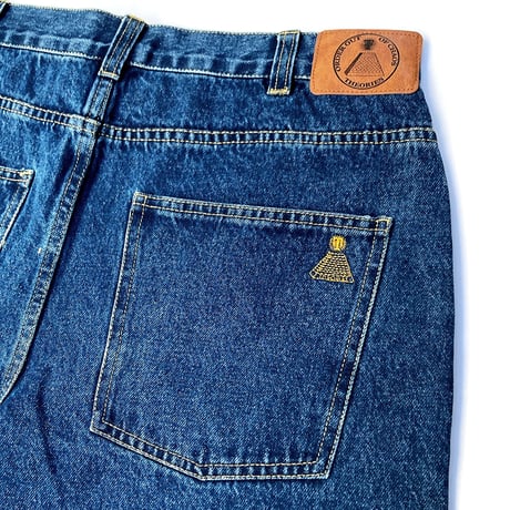 Theories pants 25FALL scribble jeans WASHED.BLUE セオリーズ デニム パンツ