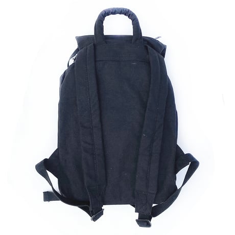 KAONKA back pack 25LATE SUMMER hiragana logo EMB militaly BLACK