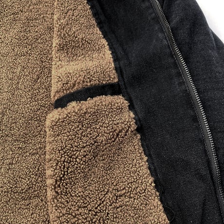 WKND jacket 25HOLIDAY zip jacket BLACK DENIM