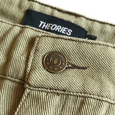 Theories pants 23SUMMER plaza jeans SAND CONTRAST STITCH セオリーズ デニム パンツ