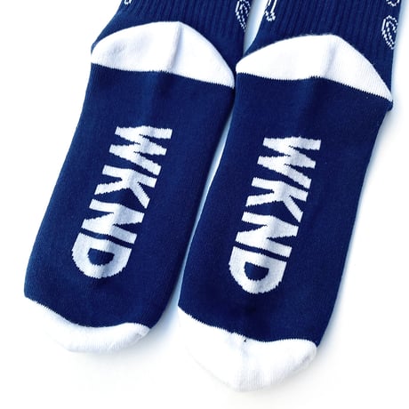 wknd socks 24SUMMER heart NAVY