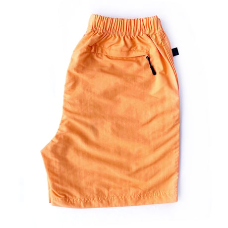 5ivenuts pants 26SUMMER hunt logo nylon shorts CLEAR.ORANGE ファイブナッツ オリジナル ナイロン ショーツ